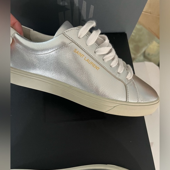 Andy low top Saint Laurent silver - Picture 2 of 8